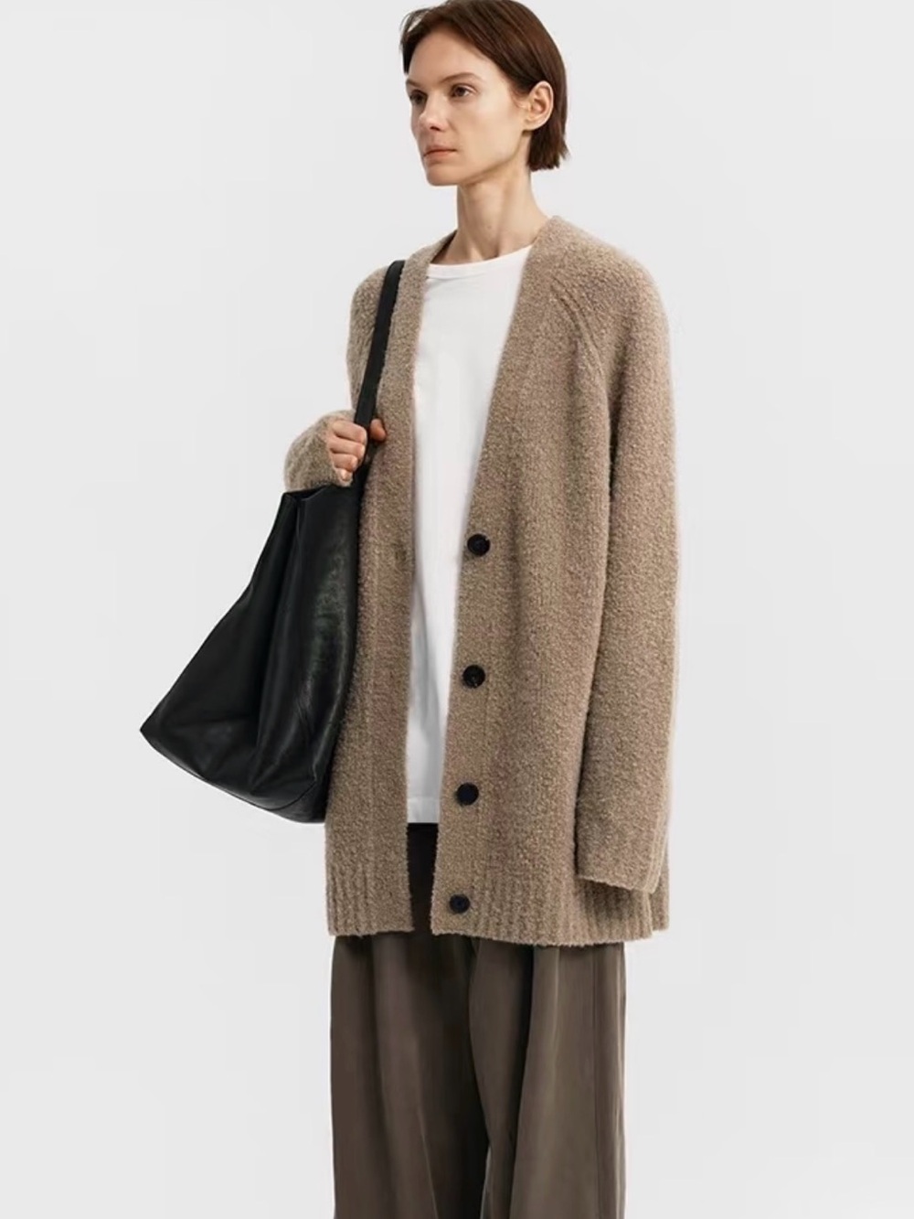 Weekend Max Mara Enfasi Camel Cardigan